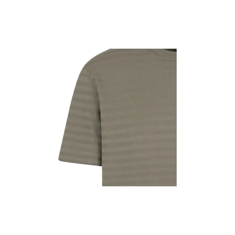 EMPORIO ARMANI Asv Jacquard Jersey T shirt-3