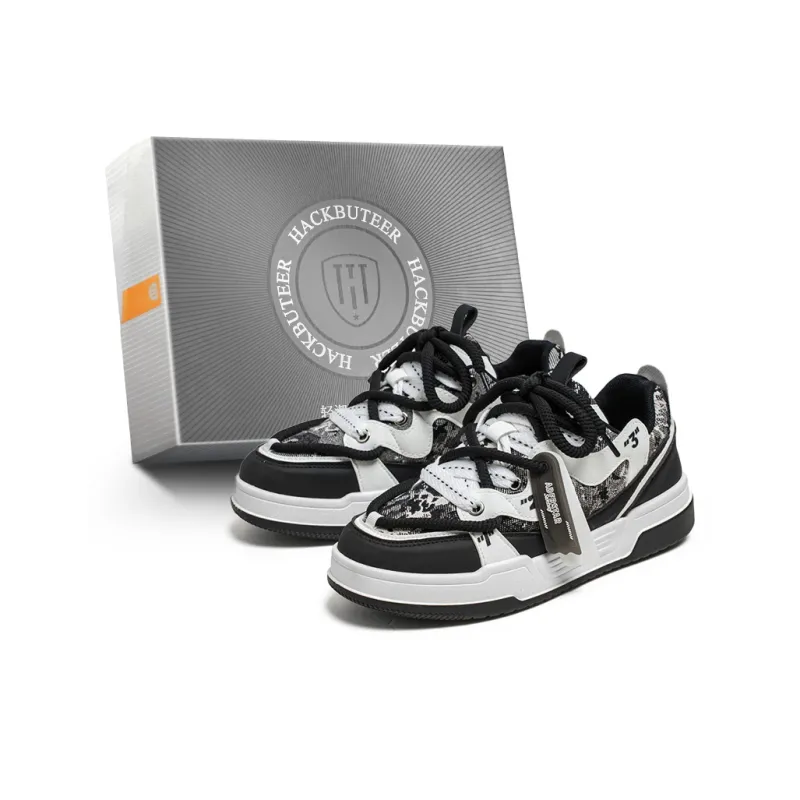 HACKBUTEER Low-Top Skateboard Shoes Men's Box-3