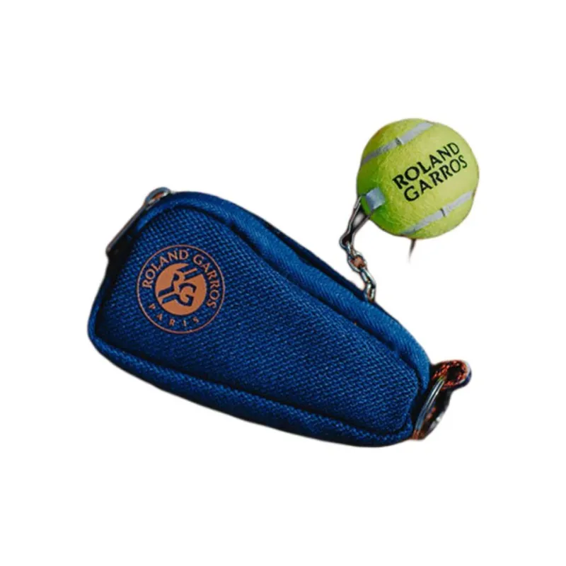 Wilson Polyester Key Pouch Mini Unisex Blue & Brown-2