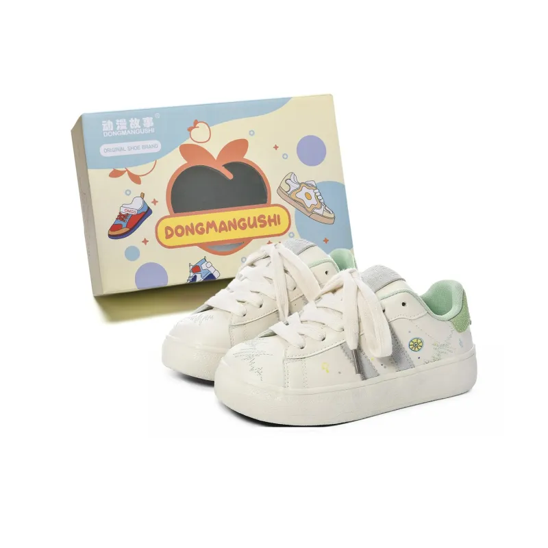Anime Story Slip Resistant, Abrasion Resistant, Lightweight, Breathable Low Top Skateboard Shoes Women's-19