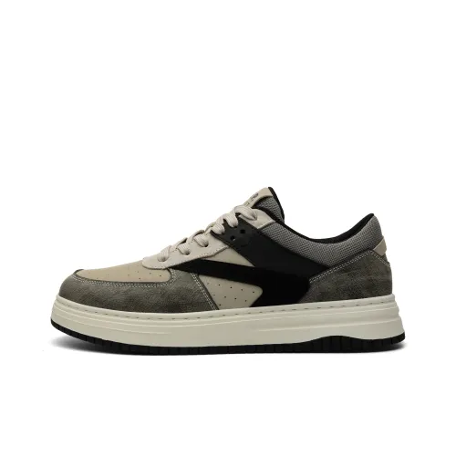 JEEP SPIRIT Low Top Skateboard Shoes Men's Climbing Gray
