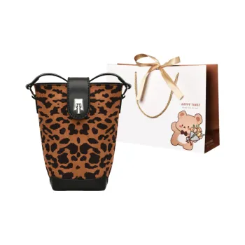 ERANGBEAR PU Bucket Bags Shoulder Bag Crossbody Bag Women's Black/Coffee/Brown