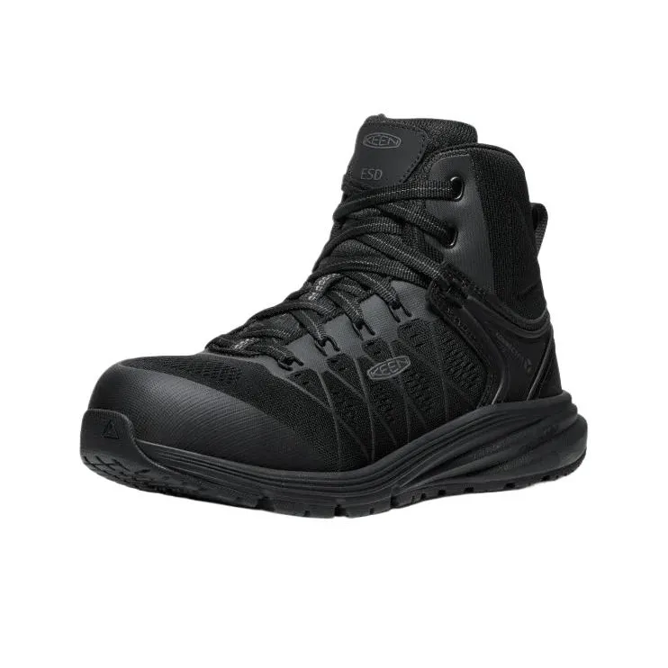 KEEN Vista Energy Wear-Resistant Mid-Top Casual Shoes Women's Black-0