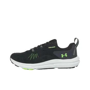 Under Armour Charged Verssert Anti Slip Wear Resistant Low Top Casual Running Shoes Men's Black Green