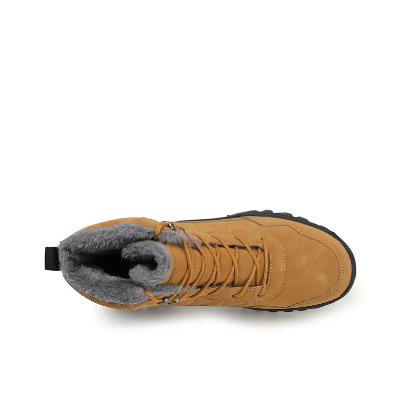 PLAY COBBLER Warm Slip Resistant Short Snow Boots Men's-5