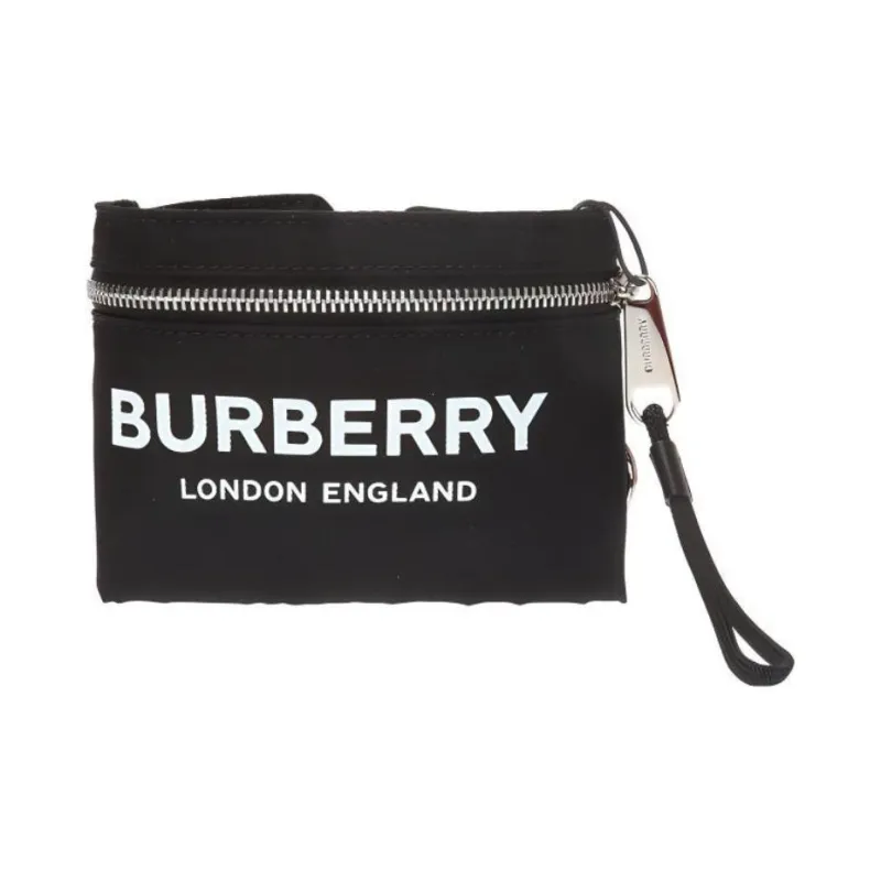 Burberry Nylon Clutch Arm Bag Storage Bag Men's Black-0