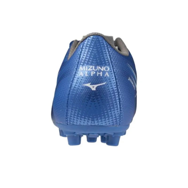 Mizuno Alpha AG Rubber Short Studs Wear-Resistant Soccer Shoes Unisex Blue-3