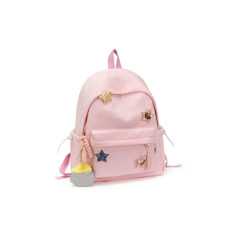 UNITE STAR Corduroy Backpack Medium Size Women's Red/Custard/Blue Green/Pink/Ecru-11