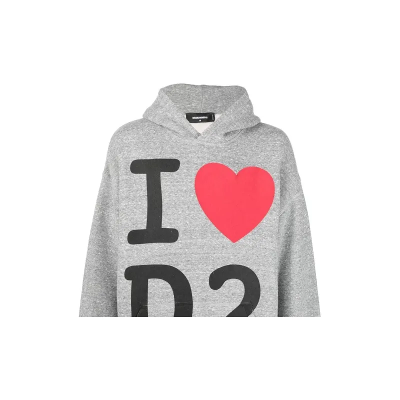 DSQUARED 2 Graphic Printed Long Sleeved Hoodie-4