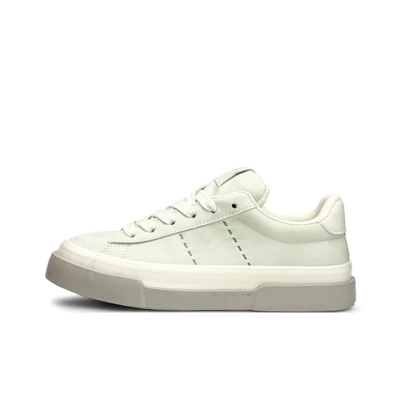 Mengsai Coverage Abrasion Resistant Low Top Skateboard Shoes Women's Mint Green-1