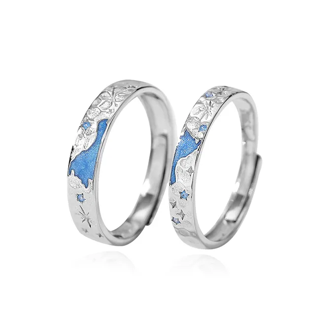 Chongqing Gold Store S925 Silver Rings Unisex-0