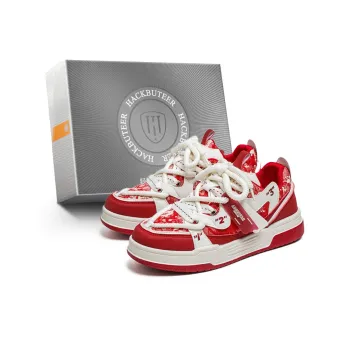 HACKBUTEER Low Top Skateboard Shoes Men's Box