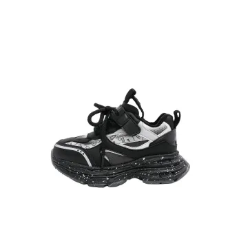 Teenmix Anti Slip Wear Resistant Low Top Kids Lifestyle Shoes Black Kids'