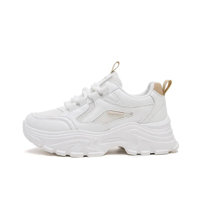 Mulinsen Slip Resistant, Abrasion Resistant, Breathable Low Top Chunky Sneakers Women's-6
