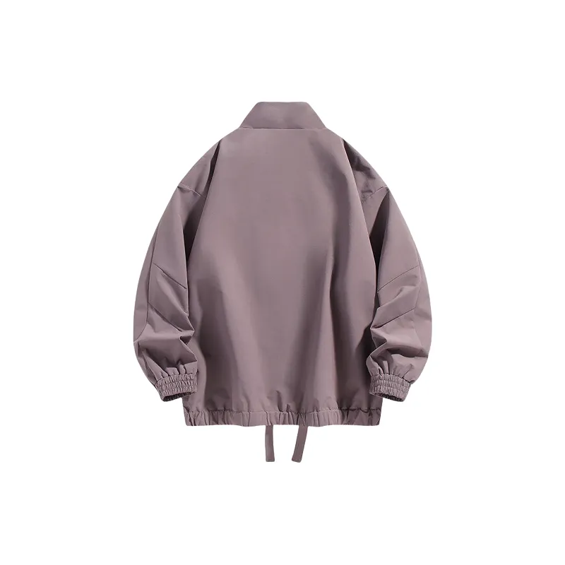 WKOOG Jackets Coats Unisex Dark Red-5