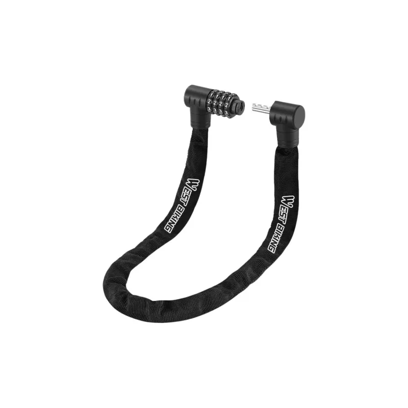 WEST BIKING Bicycle Locks Zinc Alloy Anti Rust Protective Glass Door Lock-0