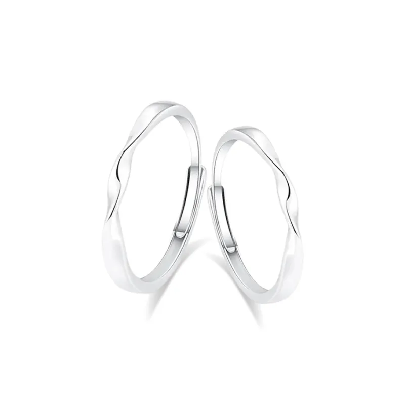 VEZA Sterling Silver Rings Unisex-6