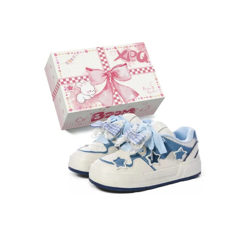 XPQ Coverage Anti Slip And Wear Resistant Low Top Skateboard Shoes Women's-44