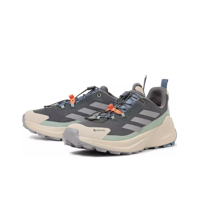 Adidas TERREX TRAILMAKER 2.0 Anti Slip Wear Resistant Low Top Running Shoes Men's Gray Green-1