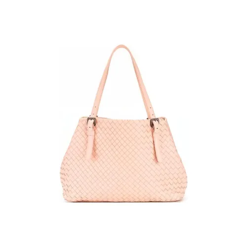 Bottega Veneta Lambskin Tote Bag Shopping Bag Handbag Women's Pink