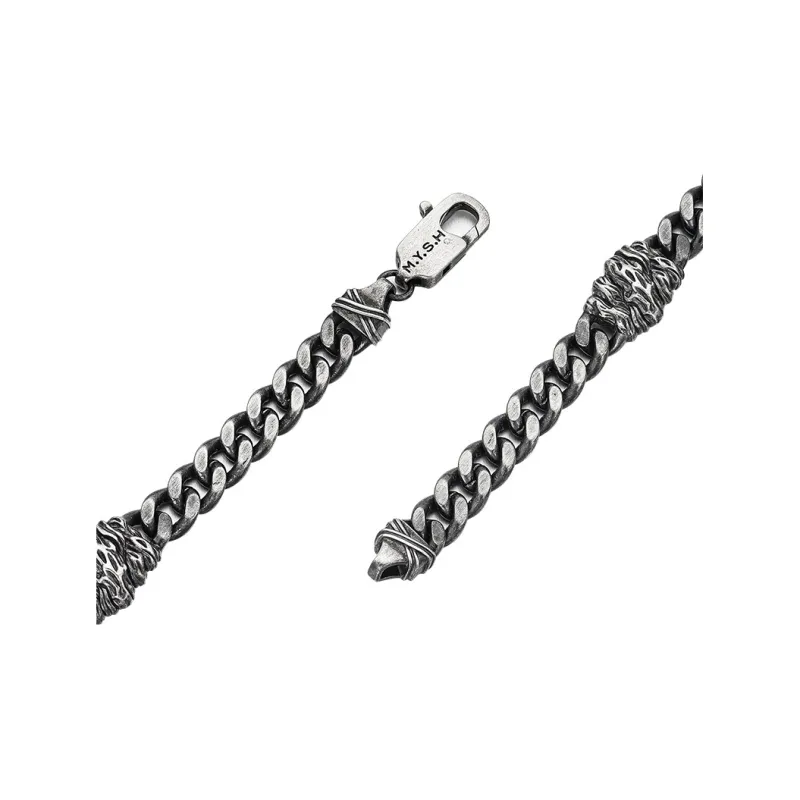 MYSH 925 Sterling Silver Bracelets Men's-2