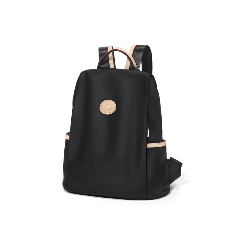 CinvaiKrose Fabric Backpack Medium Size Women's Mystic Phantom Black/Swiss Candy Apricot-2
