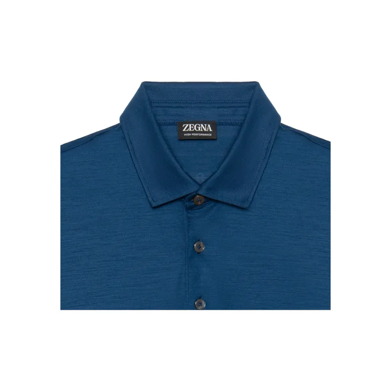 Zzegna Polo Shirts Men Midnight Blue-6