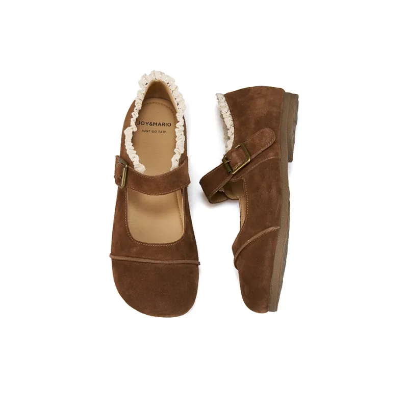 Joy&Mario Casual Single Shoes Women's Camel-4