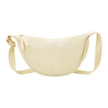 SEM/R Fabric Sling Bag Small Size Unisex Milk White/Custard/Dream Pink/Purple/Pink Blue/Gray Blue/Black