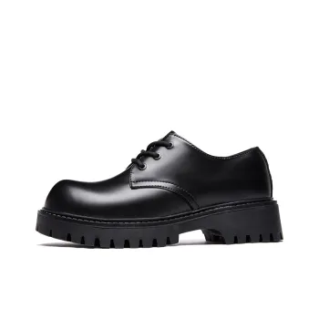 MODENGPAN Men's Casual Shoes Men's Black