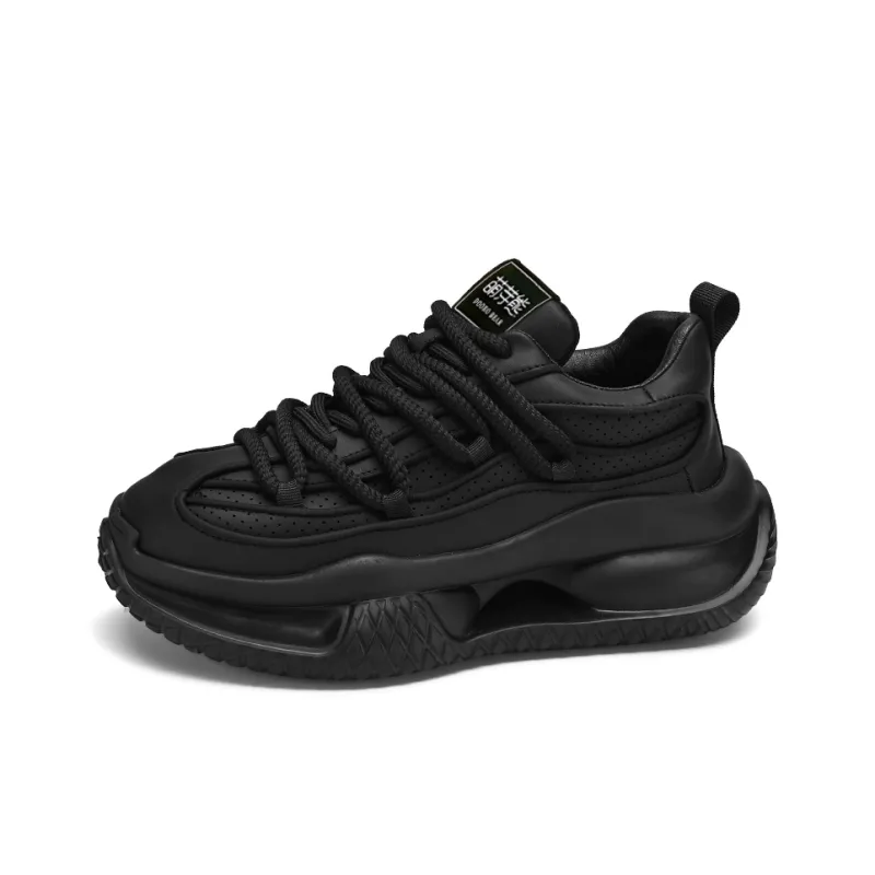 Budding Bear Anti-Slip And Wear-Resistant Lightweight Height Increasing Low-Top Chunky Sneakers Men's Box-13