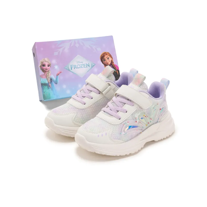Disney Frozen Series Slip Resistant Anti Kick Cushioning Lightweight Cushioning Low Top Kids Lifestyle Shoes Teenagers-0