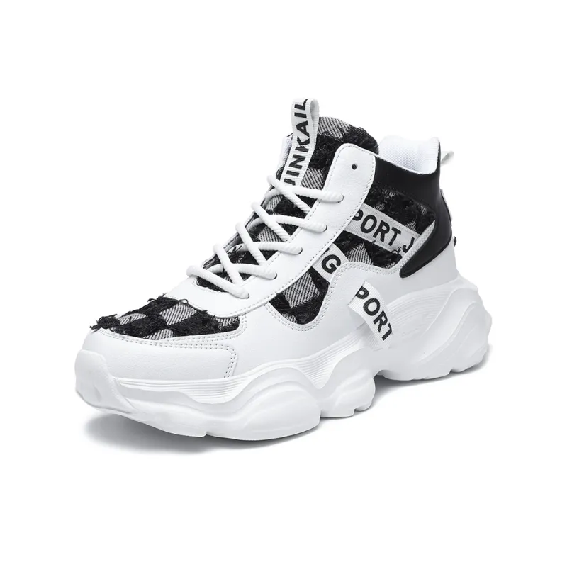 JANECO Anti-Slip Wear-Resistant High-Top Chunky Sneakers Unisex-6
