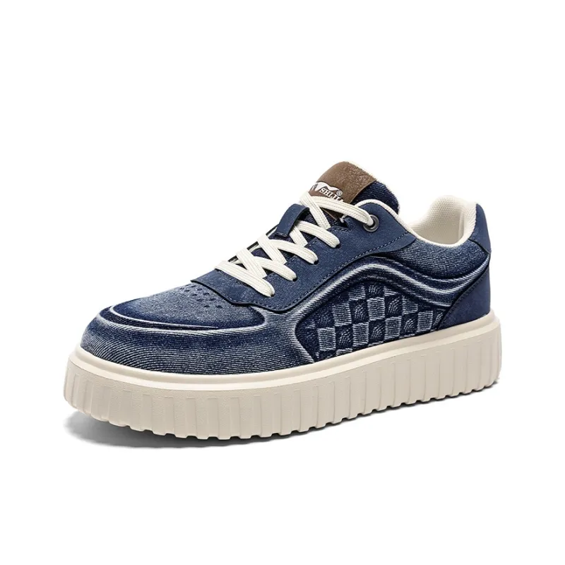 G.N.SHIJIA Lightweight Breathable Height Increasing Low Top Skateboard Shoes Men's-7