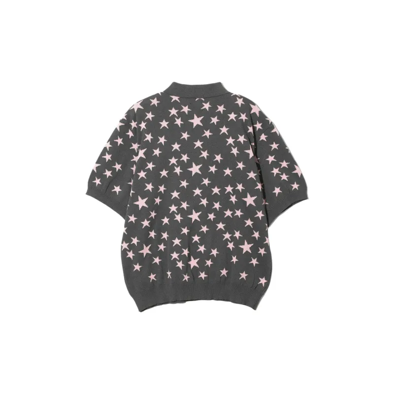 Needles SS25 Polo Shirt Unisex Gray-1