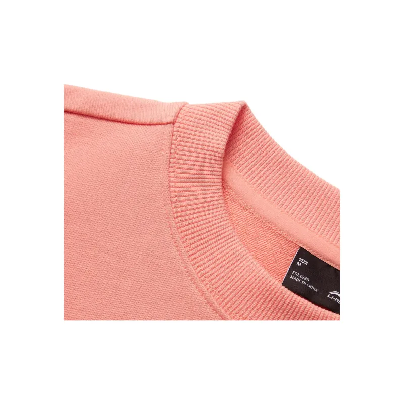 LiNing Sweatshirt Women's Rust Pink Orange-2