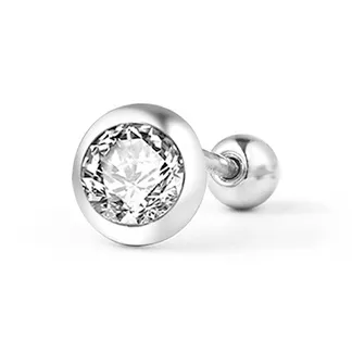 ETAHLOVE Sterling Silver Stud Earrings Unisex Boyfriend And Girlfriend Birthday Surprise-5