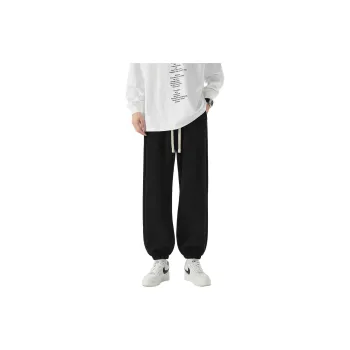 TINA GIA Knitted Sports Pants Unisex Black