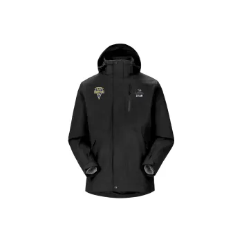 CAMEL All weather Waterproof And Windproof To Keep Warm Windbreaker Jacket Unisex Phantom Black