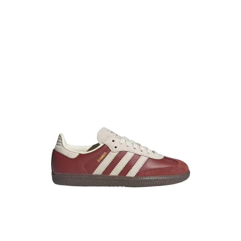 Adidas Originals Abrasion Resistant Low Top Kids' Skateboarding Shoes Red White Kids'-2
