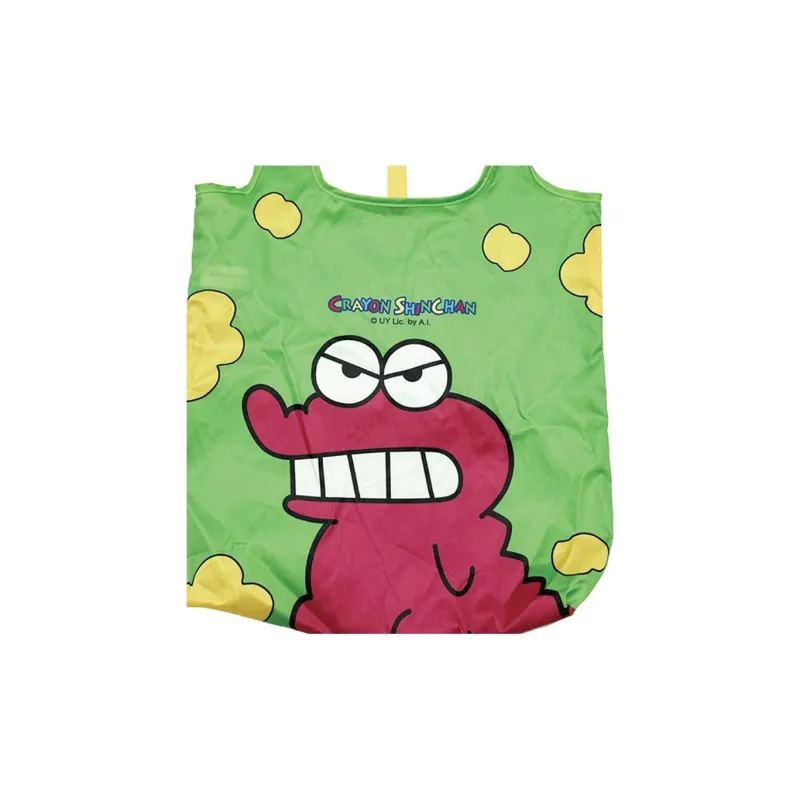 7 ELEVEN Crayon Shin-Chan Collaboration Polyester Reusable Shopping Bag Handbag Women's Green & Multicolor-3