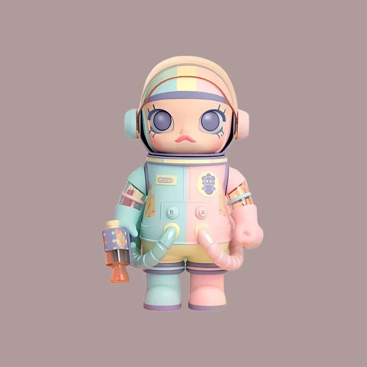 POP MART x MEGA SPACE MOLLY 100% Honey MOLLY Macaron Trendy Figures-2