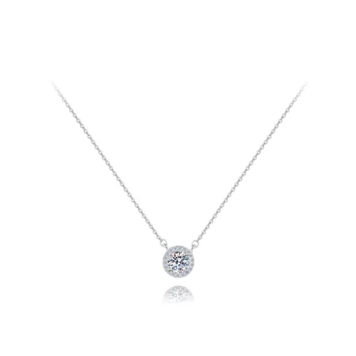 KUMET S925 Silver Necklaces Women's Same For Couples