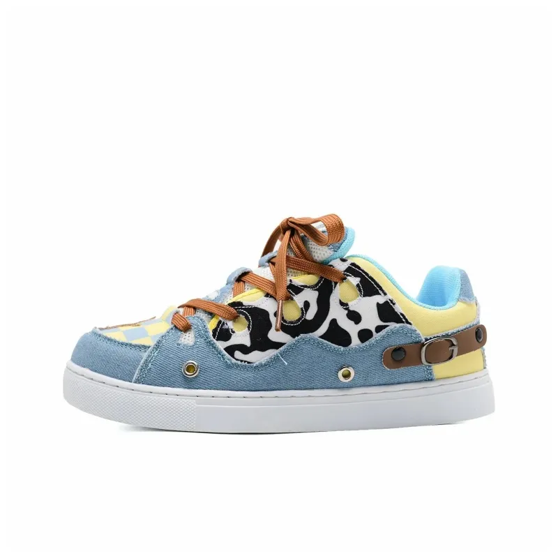 Anime Story Slip Resistant, Abrasion Resistant, Lightweight, Breathable Low Top Skateboard Shoes Unisex-1