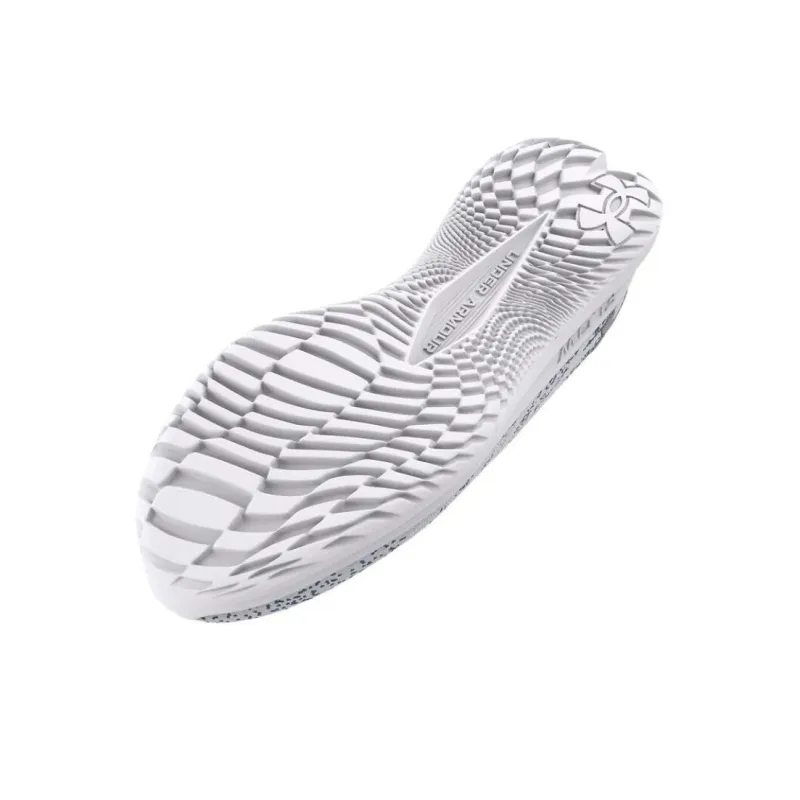 Under Armour Velociti 3 Anti Slip Wear Resistant Low Top Casual Running Shoes Men's White-4