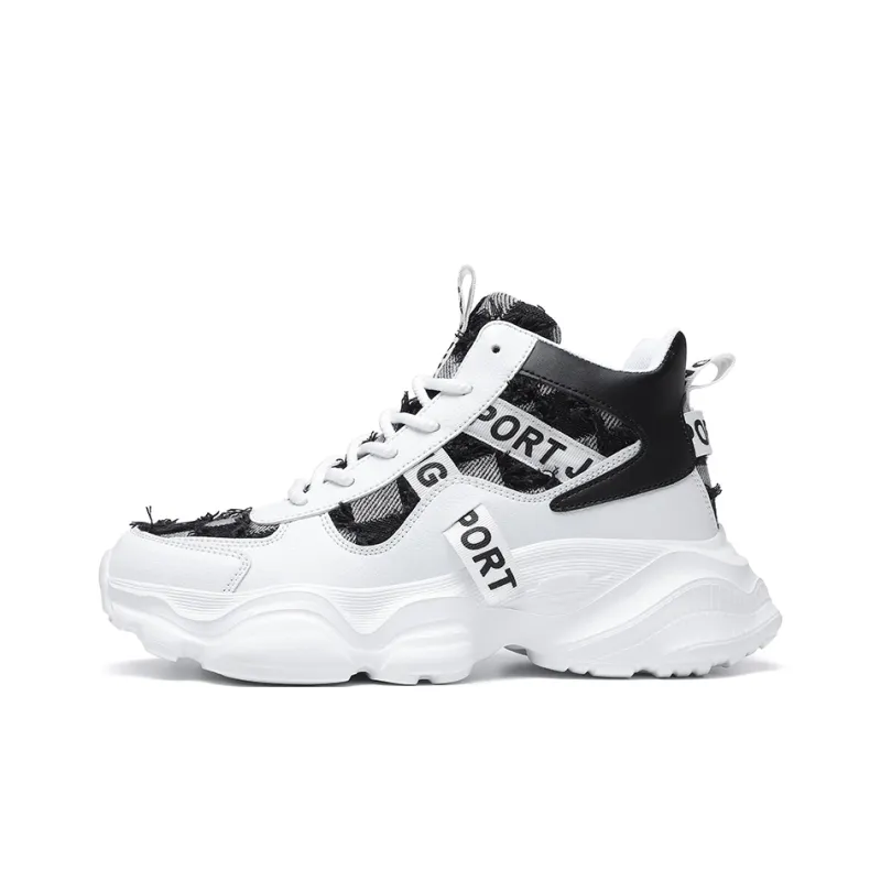 JANECO Anti-Slip Wear-Resistant High-Top Chunky Sneakers Unisex-5