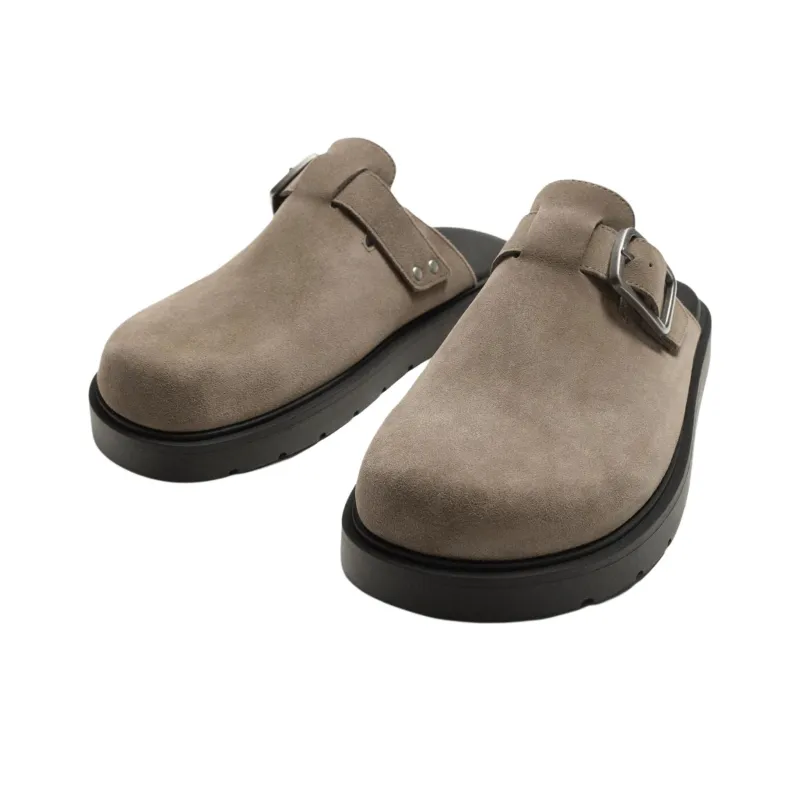 ZARA Abrasion Resistant Slip Resistant Closed Toe Slippers Men's Khaki Green-2