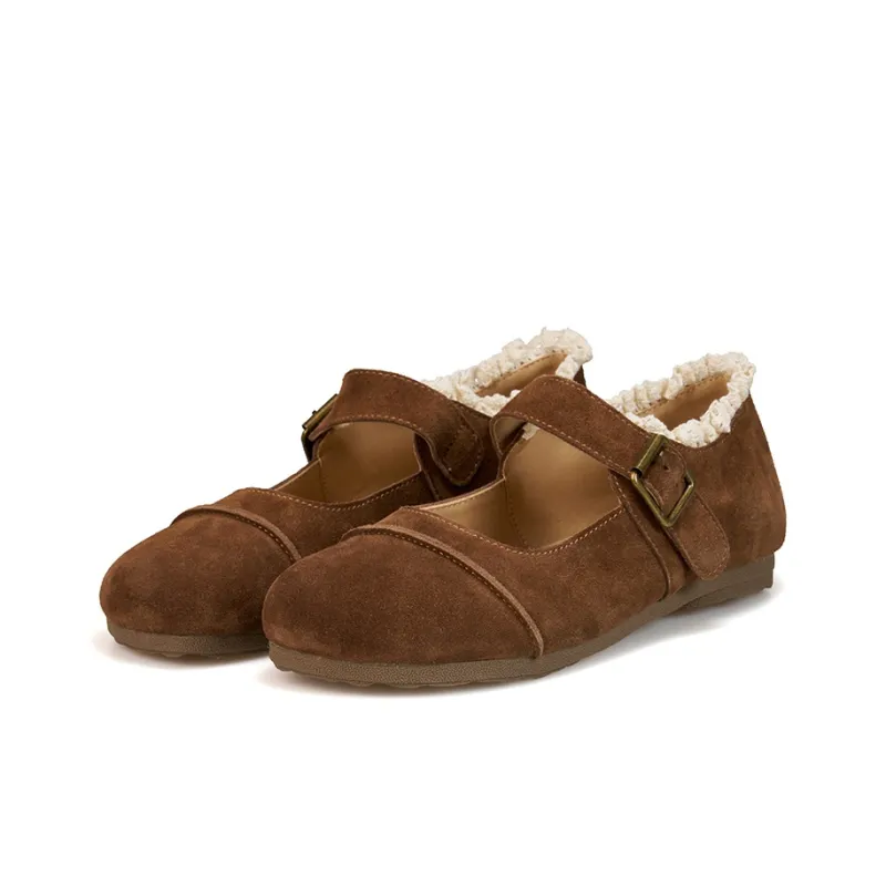Joy&Mario Casual Single Shoes Women's Camel-1