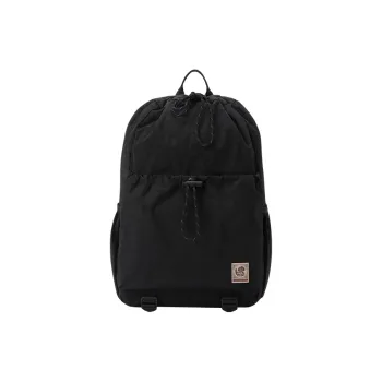 SEM/R Fabric Backpack Large Size Unisex Black