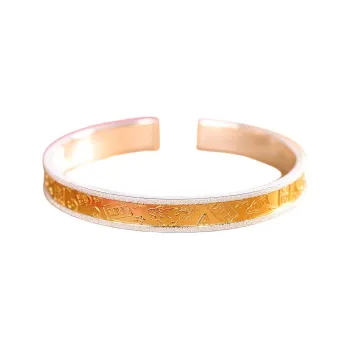 LIUXIN 999 Fine Silver Bangles Women's